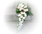 imagine 1 buchet mireasa orhidee alba, trandafiri roz 95